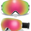 Outdoor Ski Goggles with Protective Case and Anti-Fog Lenses