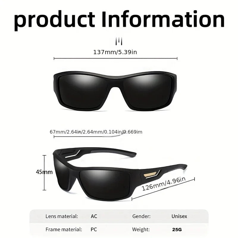 Polarized Sports Sunglasses with Camouflage Frame