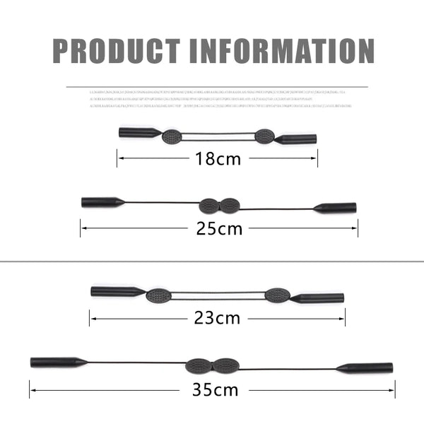 Anti-Slip Silicone Glasses Retainer Strap