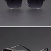 Square Metal Sunglasses with UV400 Protection