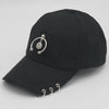 Classic Cotton Cap with Metal Ring Detail