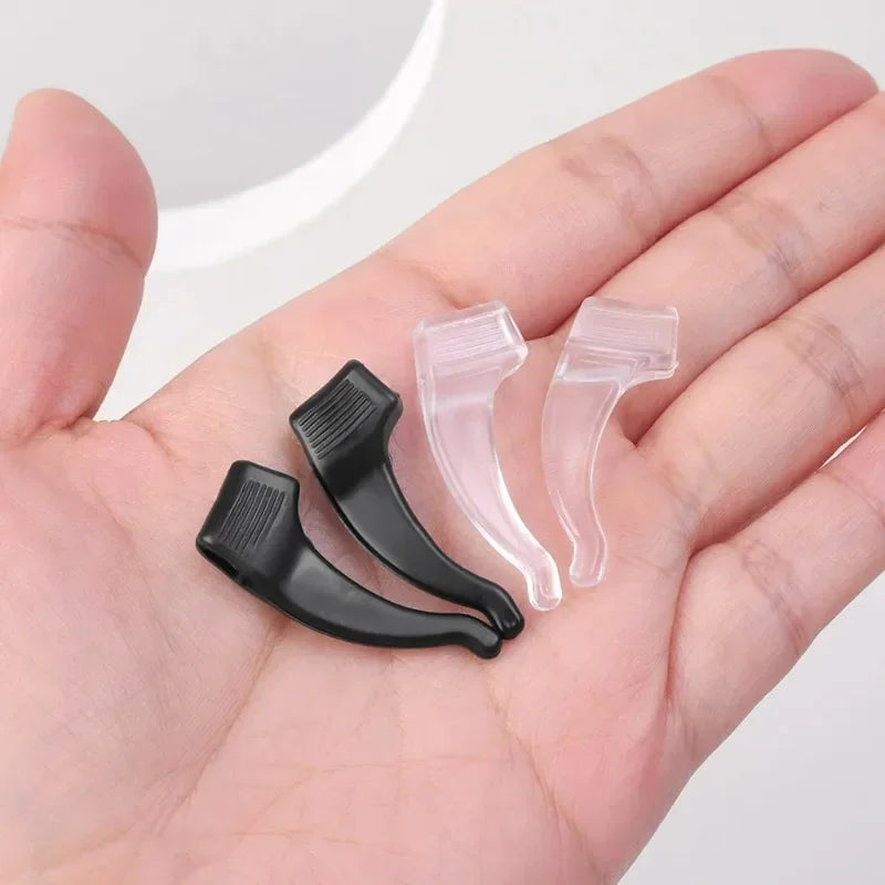 Silicone Anti-Slip Glasses Ear Hooks – Ergonomic Eyewear Grips
