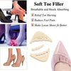 Soft Toe Filler product showing various foot pads and a shoe heel for relief and comfort