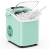 Compact Countertop Ice Maker with Basket and Handle
