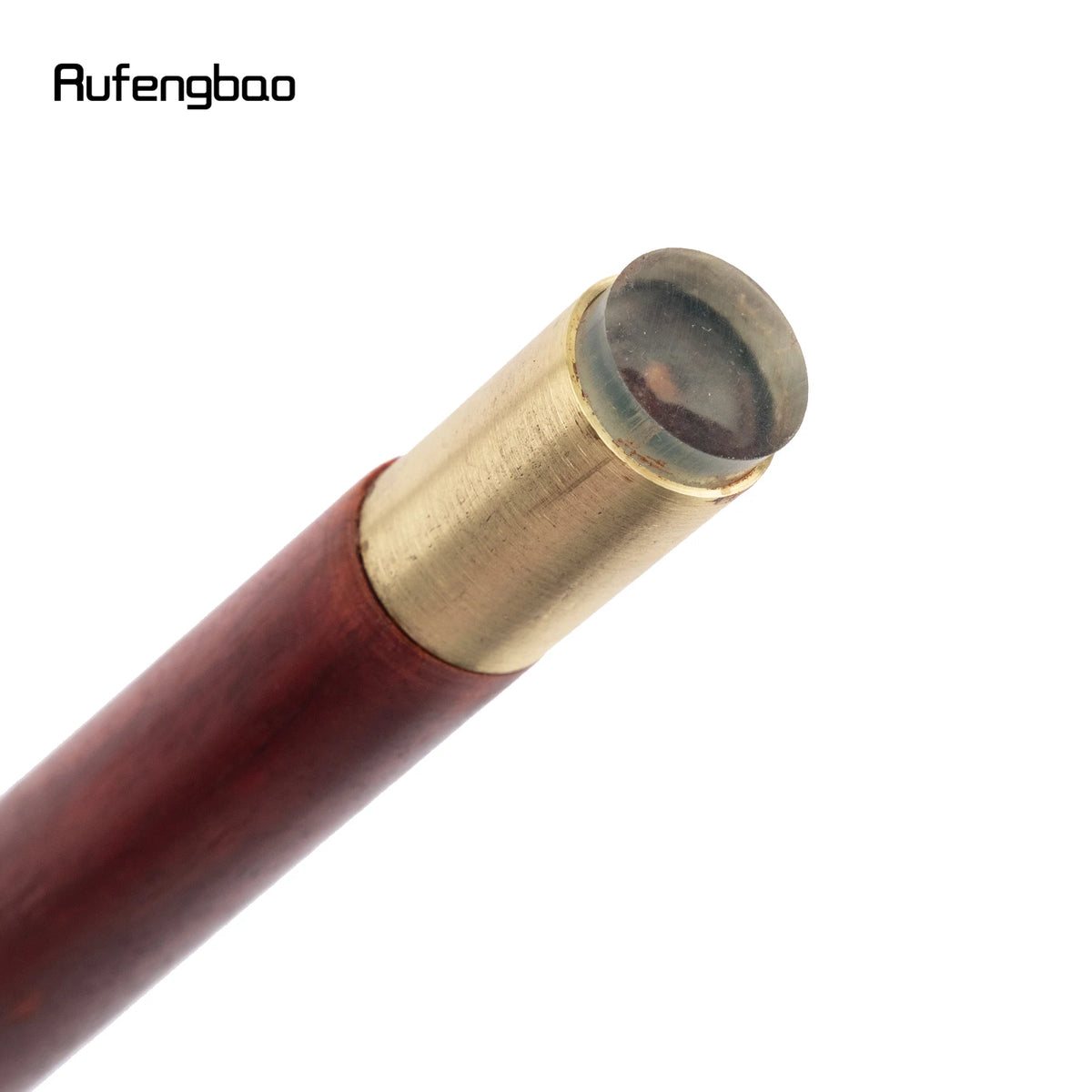 Carved Sandalwood Walking Cane for Costumes and Collecting