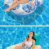 Striped Inflatable Pool Hammock for Adults
