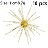 Realistic Sea Urchin Soft Fishing Lures - 10 Pack