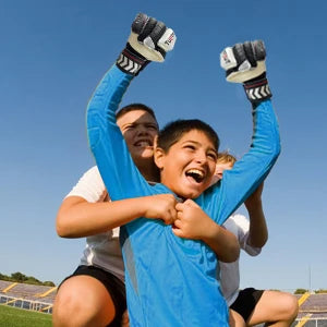 Goalkeeper Gloves with Fingersave Protection