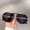 Vintage Pilot Sunglasses with Gradient Lenses