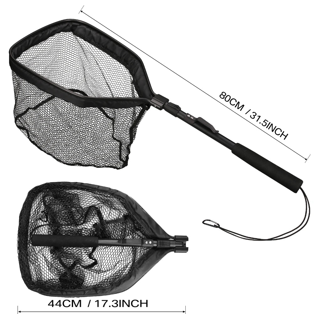 Aluminum Alloy Telescoping Fishing Landing Net