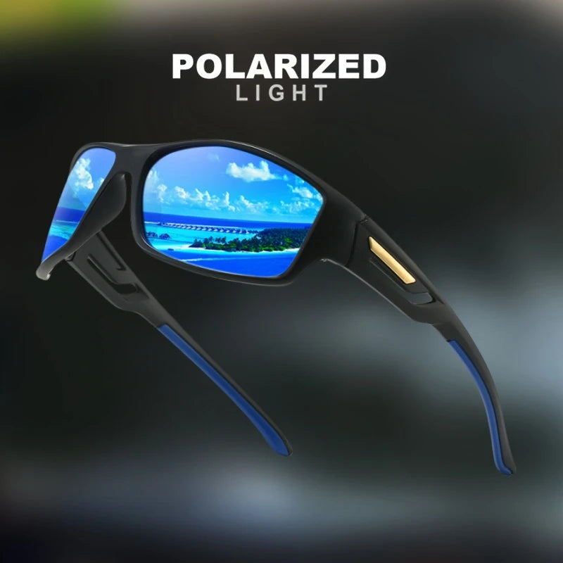 Polarized Sports Sunglasses with Camouflage Frame