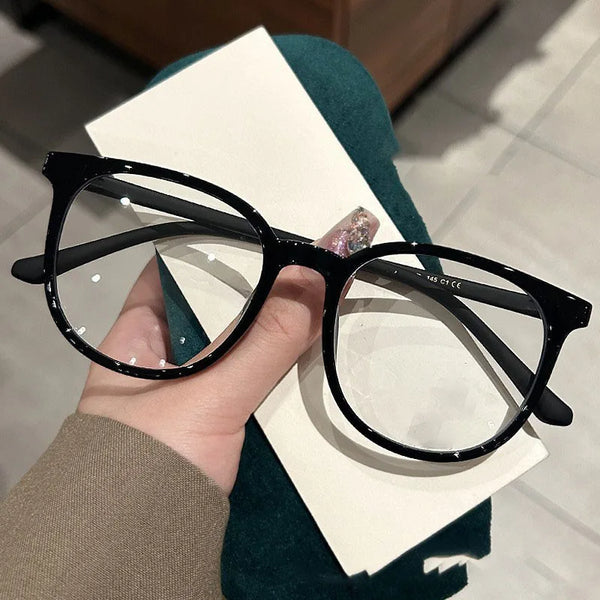Vintage Round Blue Light Blocking Glasses for Women