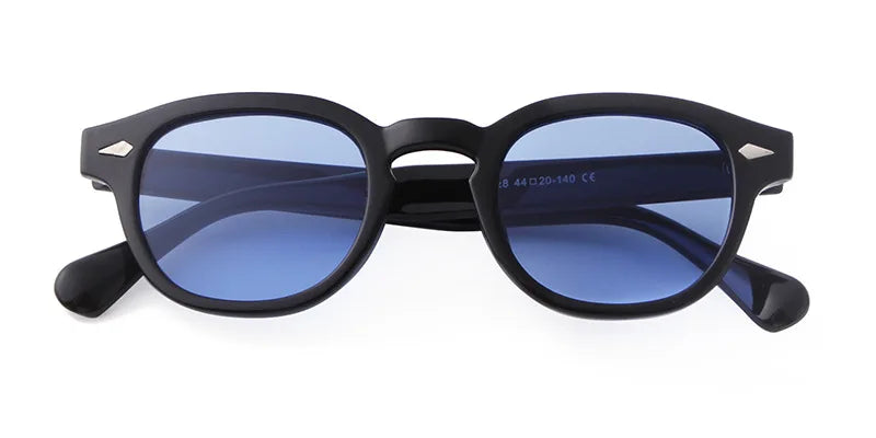 Retro Round Sunglasses with UV400 Protection