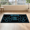 Two-Tone Non-Slip Squat Mat for Home Workouts