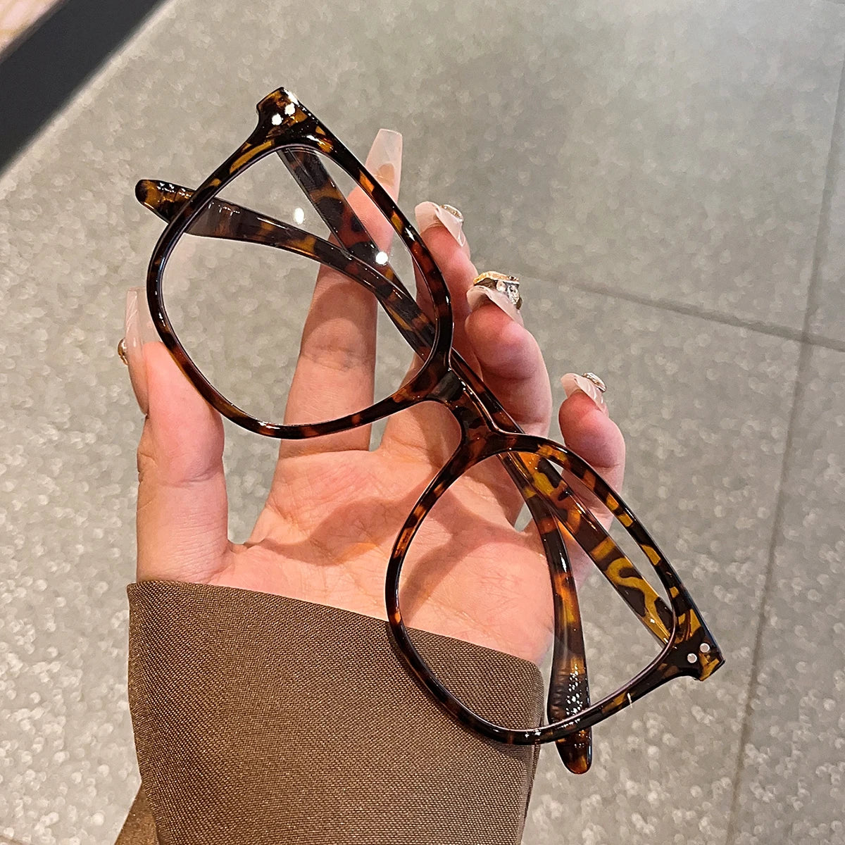 Square-Frame Blue Light Blocking Glasses