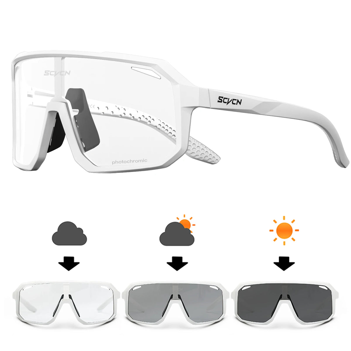 Photochromic Cycling Glasses with UV400 Protection
