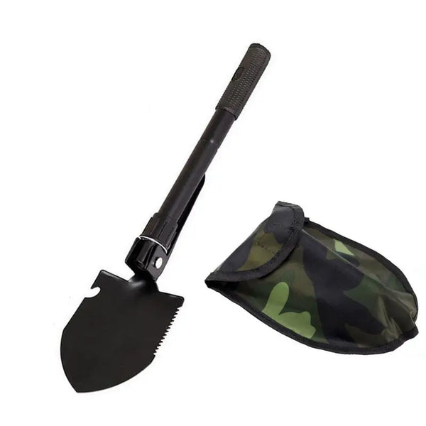 Multifunctional Folding Camping Shovel with Pickaxe and Saw