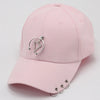 Classic Cotton Cap with Metal Ring Detail