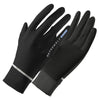 Guantes de ciclismo negros para proteger del sol, vista de plano
