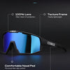 Fusion UV400 Cycling Sunglasses with 3 Interchangeable Lenses