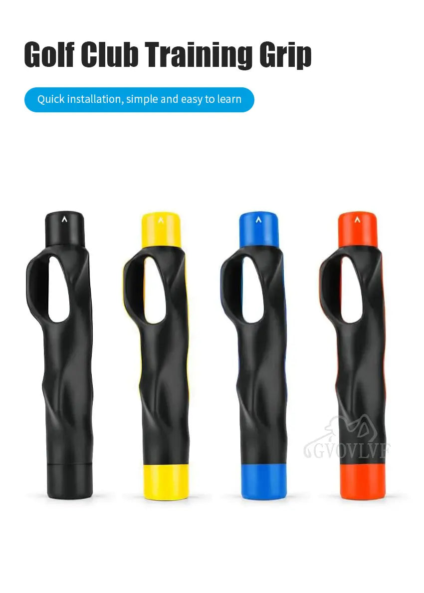 Golf Club Training Grip Aid for Posture and Alignment