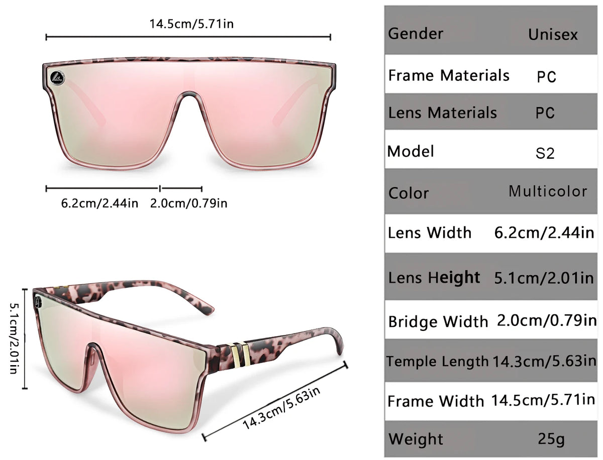 UV400 Sports Sunglasses for Cycling and Driving