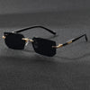 Rimless Rectangle Sunglasses