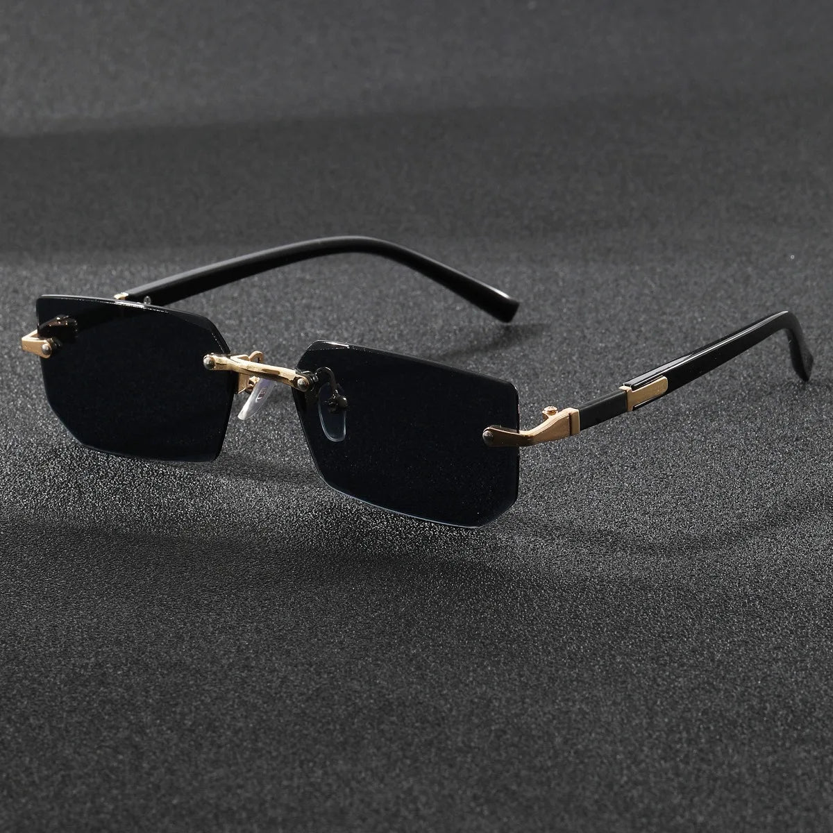 Rimless Rectangle Sunglasses