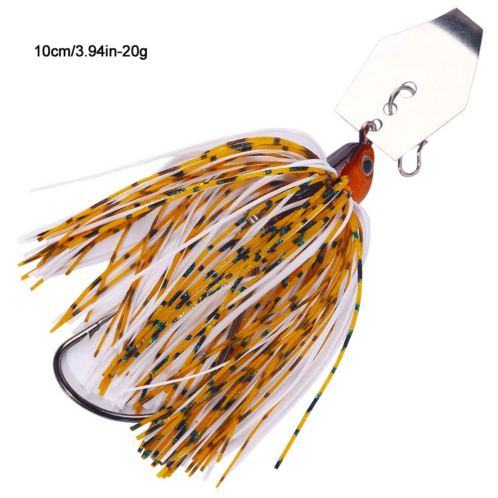 Chatterbait Spinnerbait Lure for Bass, Pike & Walleye