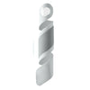 A white, spiral-shaped breathable wrist guard for sports and fitness.