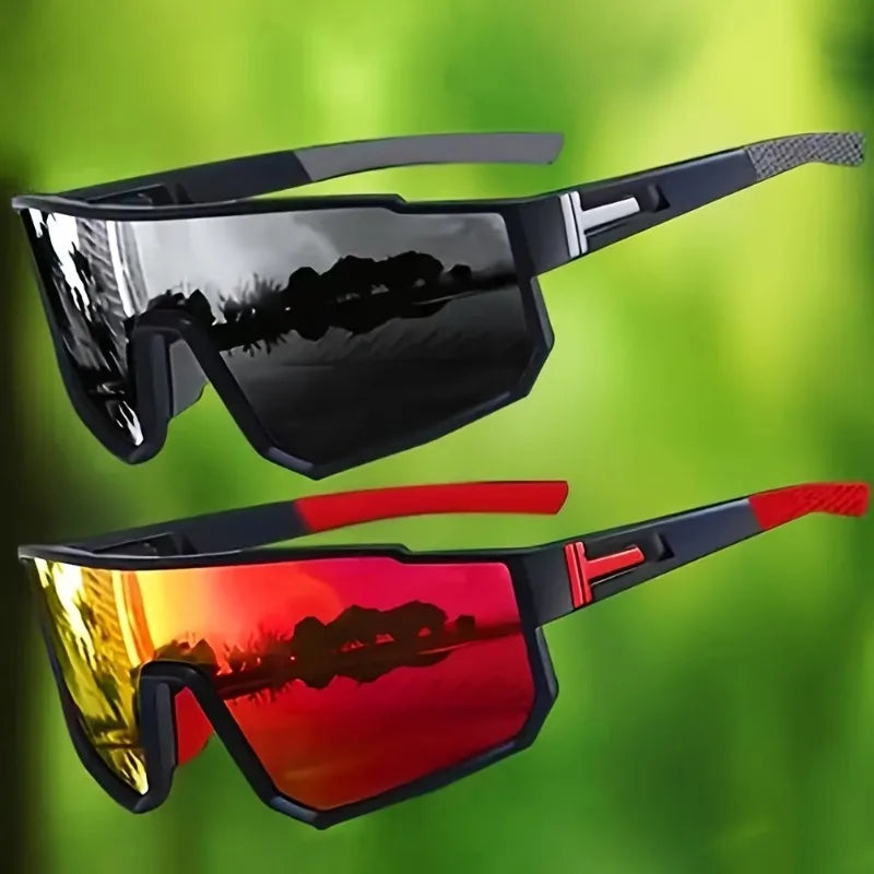 UV400 Cycling Sunglasses for Men and Women – 2-Pack