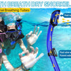 Premium 3-in-1 Snorkeling Set with Panoramic Mask, Dry Snorkel, and Adjustable Fins