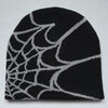 Y2K Spider Web Knit Beanie for Men and Women