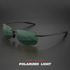 Ultra-Light TR90 Frameless Polarized Sunglasses