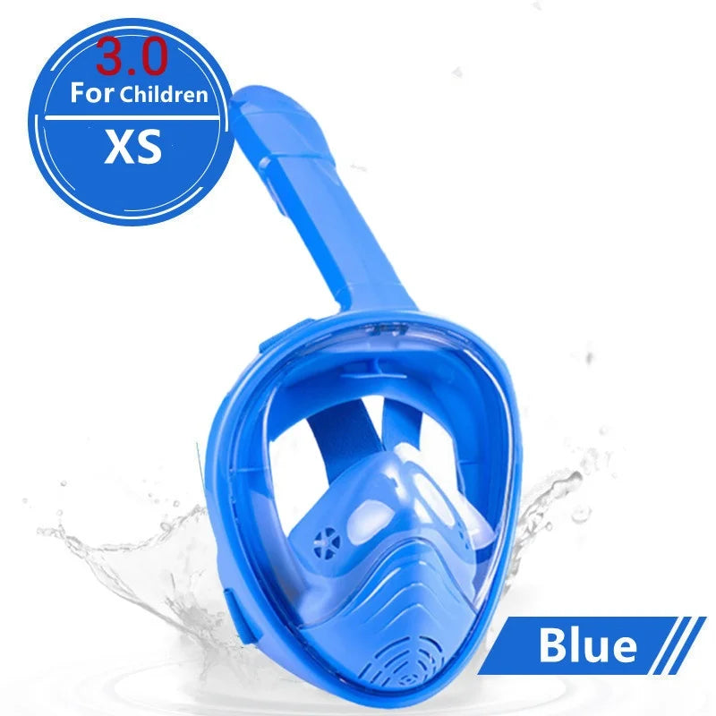 Full Face Snorkel Mask with Anti-Fog Window