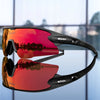 Polarized Sport Sunglasses with 3 Interchangeable Lenses