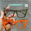 Vintage Cat Eye Glasses with Blue Light Filtering Lenses