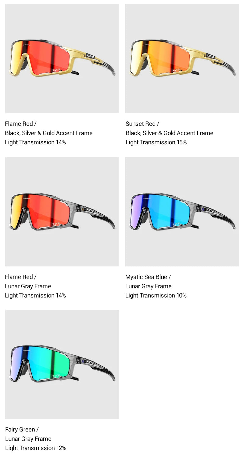 TR90 Cycling Glasses with Interchangeable Lenses for Men and Women