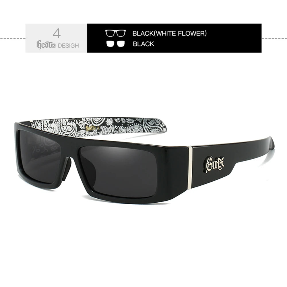 Polarized Rectangle Sunglasses for Men and Women