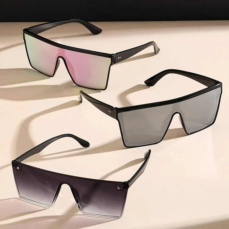Oversized One-Piece Sunglasses for Men and Women