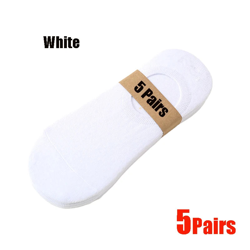 White breathable boat socks packaged as 5 pairs