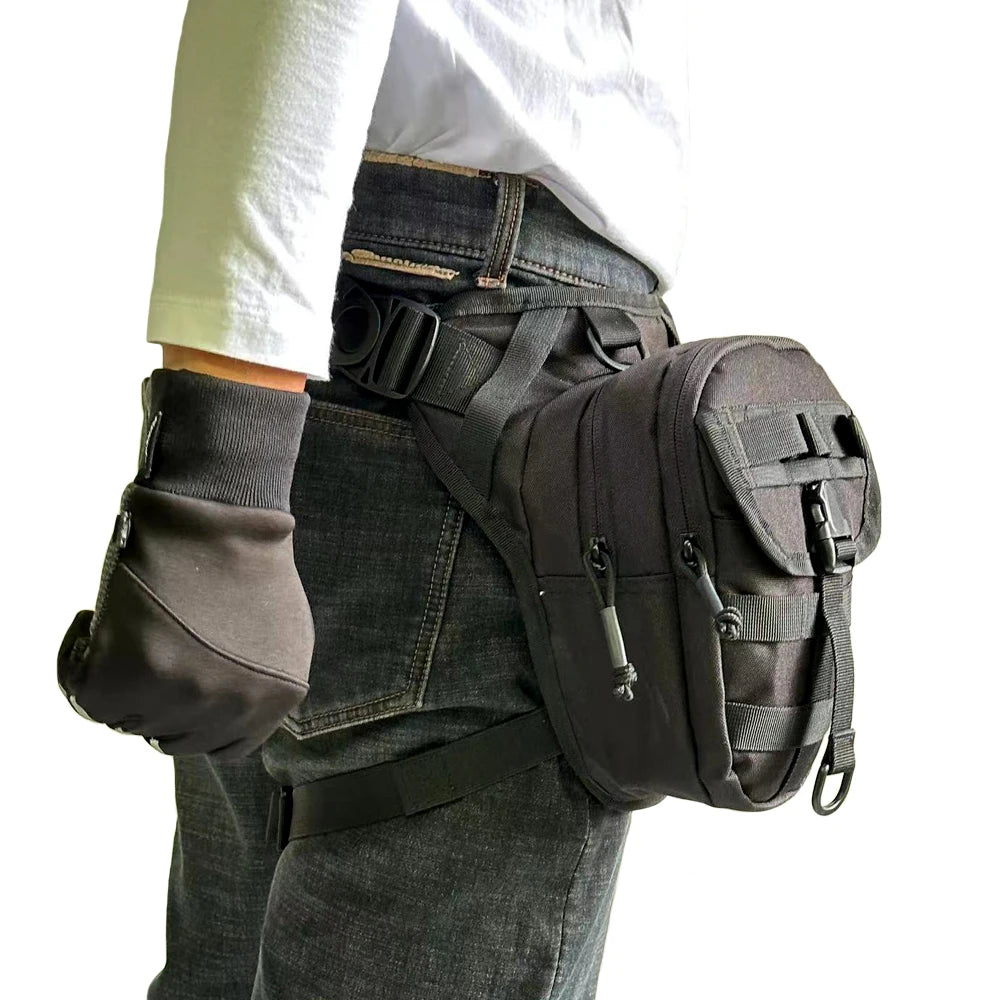 Camo Tactical Waist Pack with Adjustable Strap