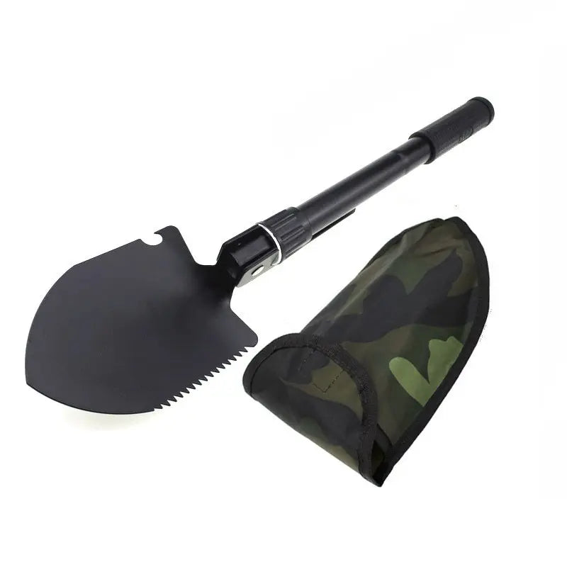 Multifunctional Folding Camping Shovel with Pickaxe and Saw