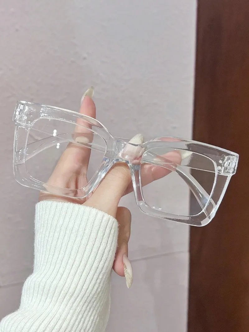 Square Anti-Blue Light Glasses with Clear Lenses