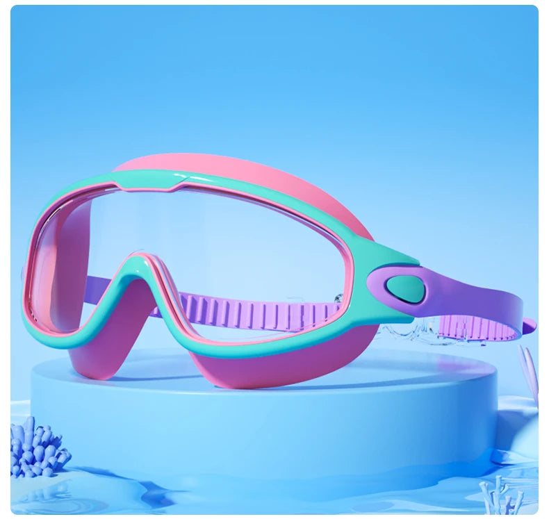 Kids Anti-Fog Swim Goggles with UV Protection