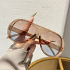Oversized Retro Full-Rim Glasses