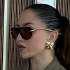 Elegant Knot Double Beam Pilot Sunglasses