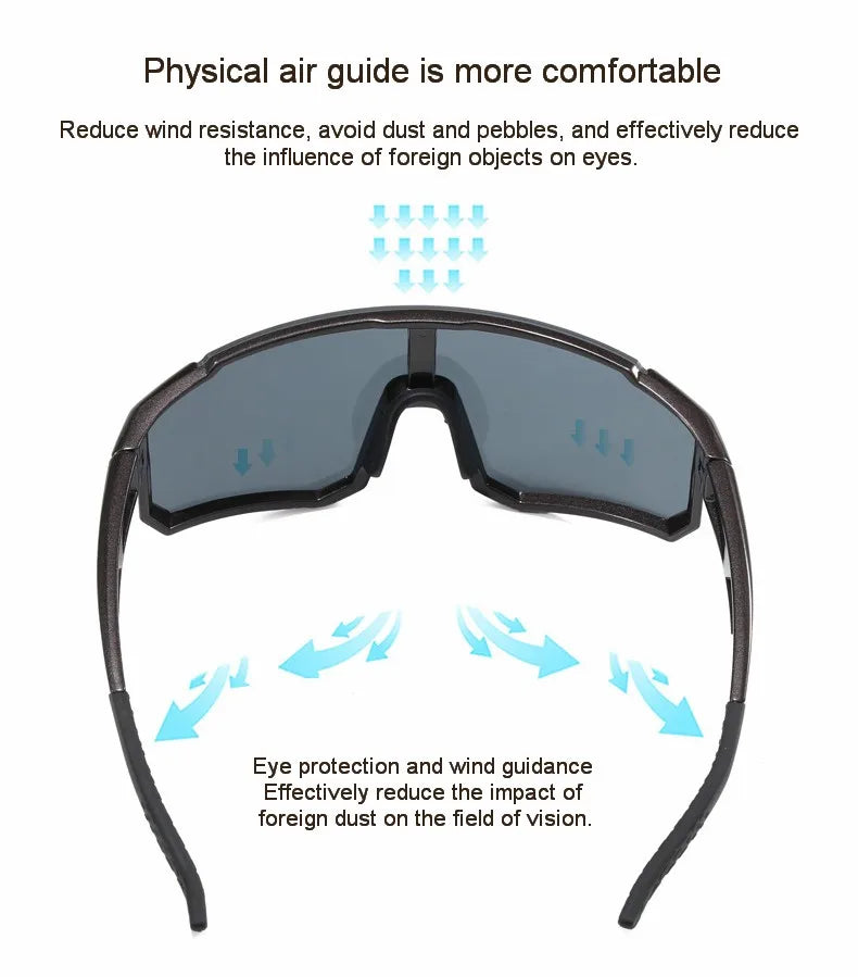 Photochromic Sports Sunglasses for Cycling, Running, and Outdoor Adventures