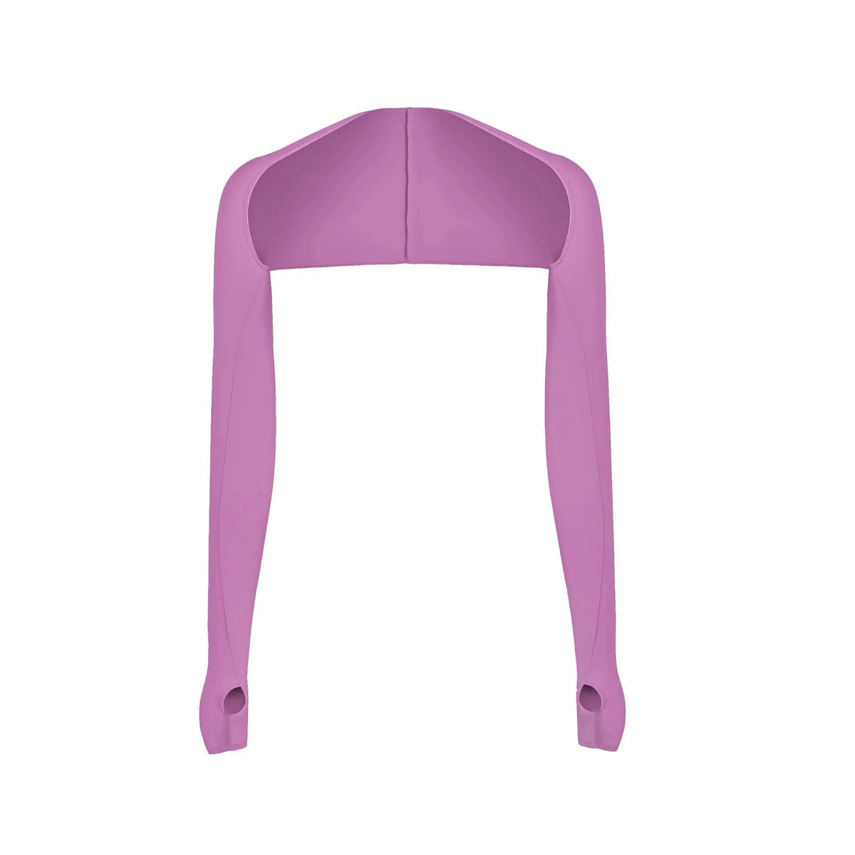A pair of light purple ultra-thin UV protection arm sleeves displayed against a white background.