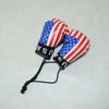 Mini PU-Leder-Boxhandschuh-Anhänger mit amerikanischer Flagge in rot-weiß-blauen Streifen
